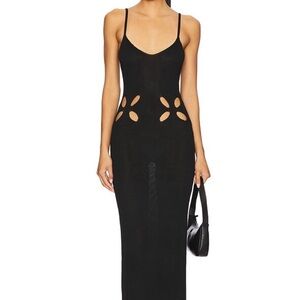 Chic Black Cutout Maxi Dress
